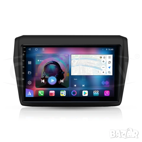 Мултимедия за Suzuki Swift, 2017-2022, Android, Навигация, Waze, Carplay, Андроид, двоен дин, Swift