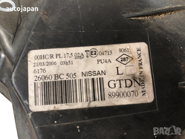 Ляв фар Nissan Micra K12 2006г., снимка 3 - Части - 54595221