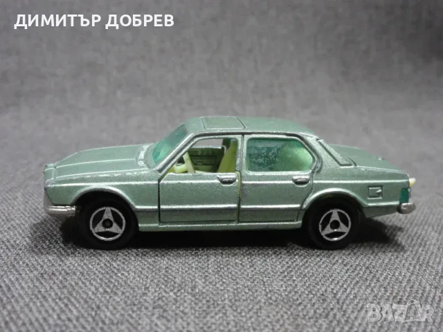 СТАРА РЕТРО МЕТАЛНА КОЛИЧКА MAJORETTE 256 BMW 733I E23, снимка 2 - Колекции - 55428296