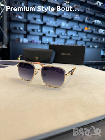 Слънчеви очила prada ray ban Burberry chanel с ув защита, с черен обикновен калъф  на марката , снимка 4 - Слънчеви и диоптрични очила - 54174325