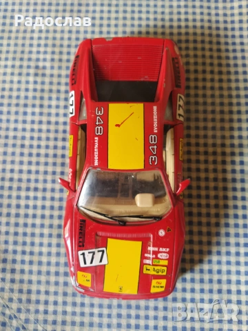 Bburago Ferrari 348 ( 1989 ), снимка 2 - Колекции - 54803099