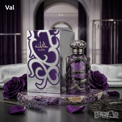 Парфюмна вода Lattafa Habik for Men 100 мл - Мъжествен аромат с нотки на лавандула, канела и пачули, снимка 4 - Мъжки парфюми - 54065569