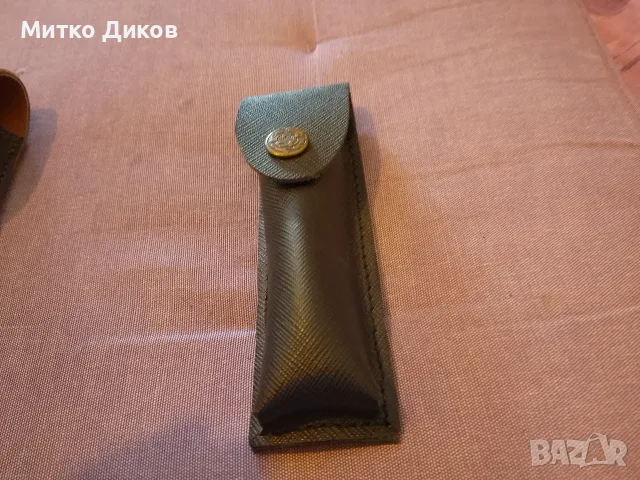 Калъфчета за ножче Викторинокс ,пълнител пистолет и други естеств.кожа нови, снимка 2 - Ножове - 55300877