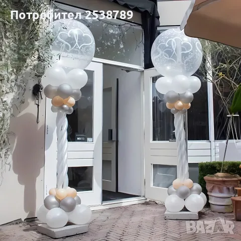 Стойки за балони - прави, разтегателни 2 бр. , снимка 3 - Декорация за дома - 55523822