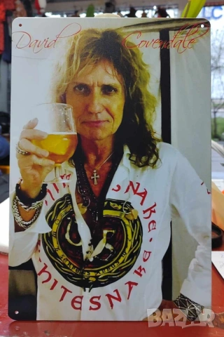 David Coverdale-метална табела (плакет)