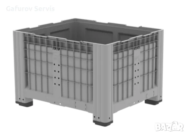 Пластмасов бокс палет Big Box Solid PG 785B-S – 690 л, 1200 × 1000 мм