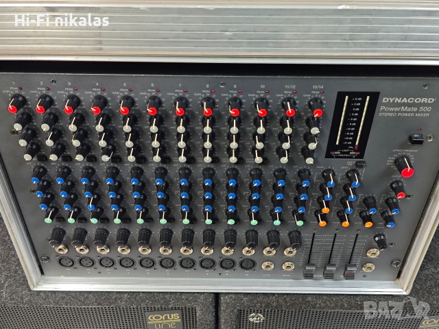 тонколони 12" DYNACORD  C12-2 активен мишпулт професионално стъпало DYNACORD PowerMate 500 , снимка 7 - Ресийвъри, усилватели, смесителни пултове - 54254009