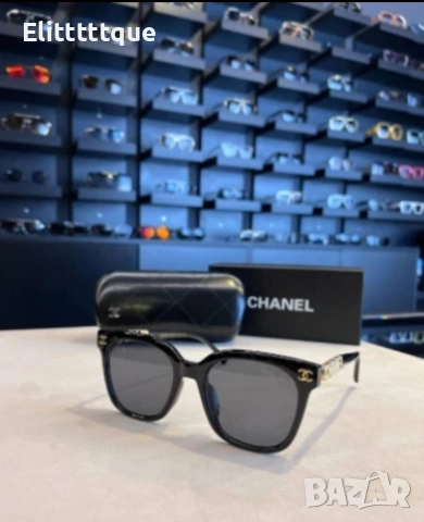 очила с черен обикновен калъф и ув защита chanel cartier Gucci, снимка 6 - Слънчеви и диоптрични очила - 54906041