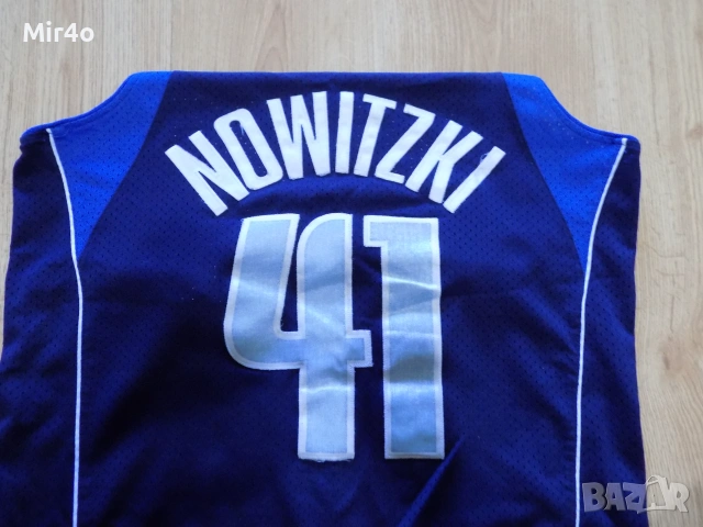 баскетболен потник dallas mavericks nowitzki # 41 nike екип мъжки оригинал L, снимка 3 - Спортни дрехи, екипи - 50434821