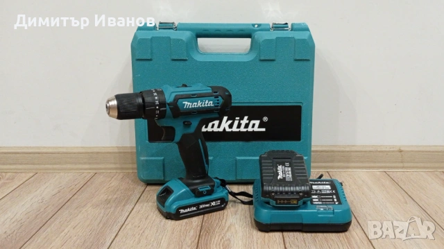 Чисто нов! Винтоверт Makita 36V, 2 батерии и куфарче с инструменти, снимка 2 - Винтоверти - 54597771