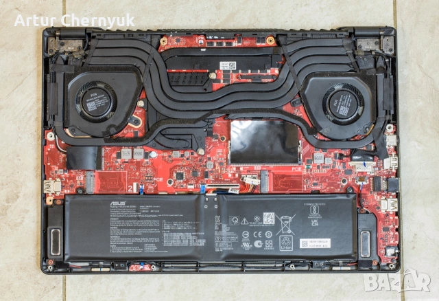 Asus ROG Zephyrus M16 GU603ZM | Донор, детали, разбор, ремонт, снимка 3 - Части за лаптопи - 54955587