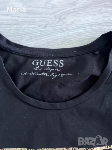 Дамска блуза Guess Jeans с дълъг ръкав черна, снимка 3 - Блузи с дълъг ръкав и пуловери - 55479375