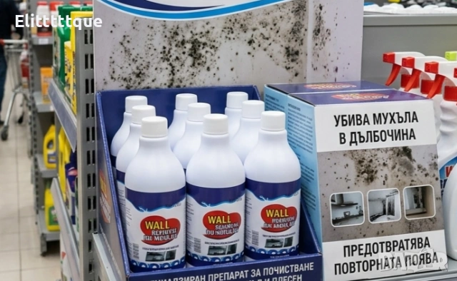 TV367 - Wall Removal Go Mouldy, специализиран препарат за почистване и премахване на мухъл и плесен