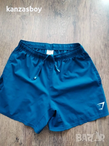 Gymshark Arrival 5" Shorts Petrol Blue - мъжки фитнес шорти М, снимка 4 - Спортни дрехи, екипи - 54919044