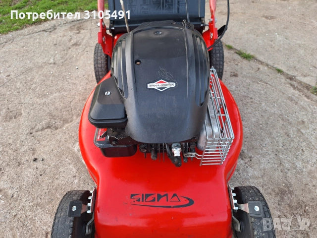 Косачка Briggs ALKO 4.5к.с. 48см самоходна мулчираща с кош, снимка 15 - Градинска техника - 54115073