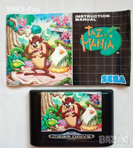 Taz-Mania - Sega Mega Drive, снимка 2 - Други игри и конзоли - 55598556