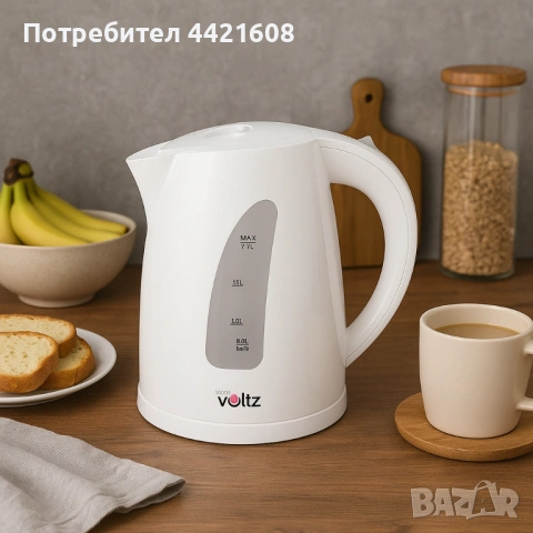 Електрическа кана Voltz, 2200W, 1.7л., снимка 2 - Друга електроника - 54947955