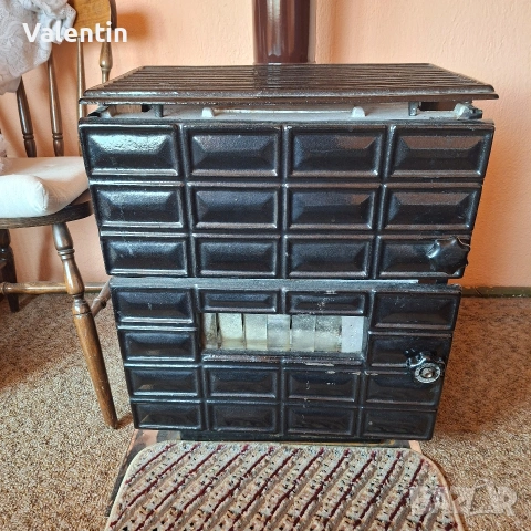 Чугунена печка, тип "немска".