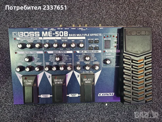 Бас китарен процесор Boss ME-50B (Мултиефект)