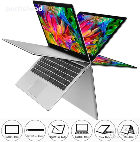 Лаптоп / Ултрабок Teclast F6 Pro 13.3" Full HD Touch 360° Flip Laptop,Intel Dual Core,8GB DDR3,128GB