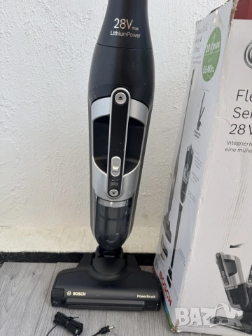 Акумулаторна Вертикална Прахосмукачка 2-в-1 Bosch Flexxo Serie 4 BBH3P280 Безжична без Торба, 25.2V!, снимка 2 - Прахосмукачки - 55589659