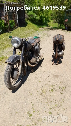 Балкан 250 М2 1959 БЕЗ ДОКУМЕНТИ , снимка 3 - Мотоциклети и мототехника - 54402009