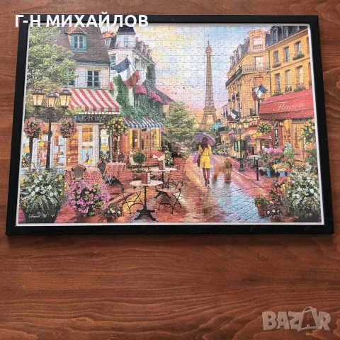 пъзел сложен в рамка, снимка 3 - Пъзели - 55448047