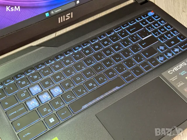 RTX 4050 | i5-12450H | FHD 144Hz | 512GB | 16RAM лаптоп laptop gaming гейминг msi cyborg мси, снимка 2 - Лаптопи за игри - 55480523