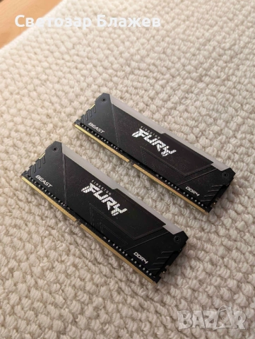 32GB DDR4 RAM памет - FURY Beast RGB 2x16GB 3600MHz CL18