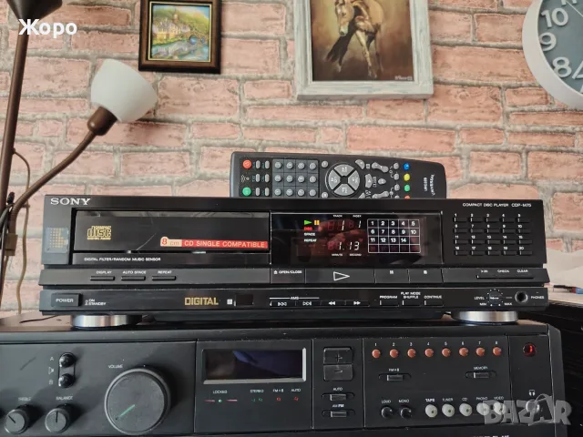 ⏯️Клип. Sony CDP-M75 TDA1541 (samle modded), снимка 4 - Ресийвъри, усилватели, смесителни пултове - 55413309