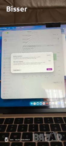 MacBook Air 13 M3 16GB 512GB Storage като НОВ, снимка 8 - Лаптопи за дома - 55400180