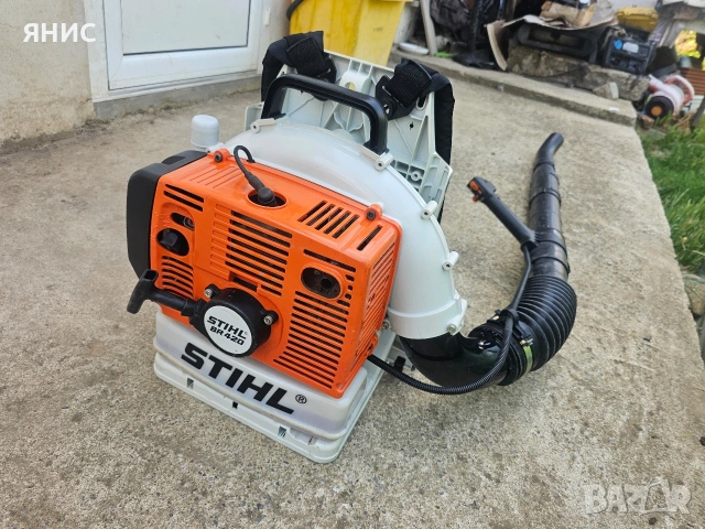 МОТОРНА ДУХАЛКА STIHL BR 420 ,КАТО НОВА , снимка 7 - Градинска техника - 55063969