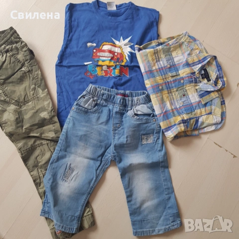 10кг страхотни дрешки за 3-5г момченце!, снимка 4 - Детски панталони и дънки - 54467410