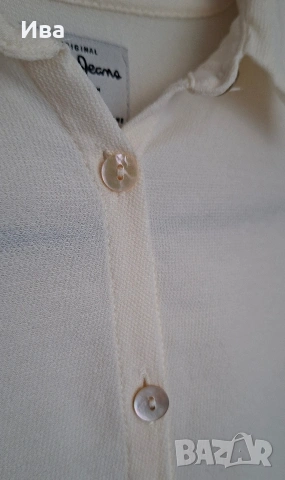 Оригинална риза от лен Pepe Jeans, снимка 4 - Ризи - 54125584