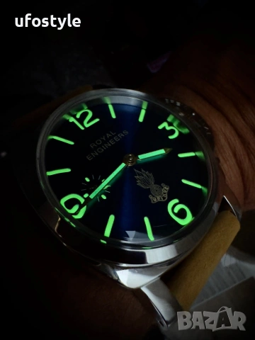 Panerai 47mm Механика. Винтидж. Акрил купол. 6497, снимка 9 - Мъжки - 55204150