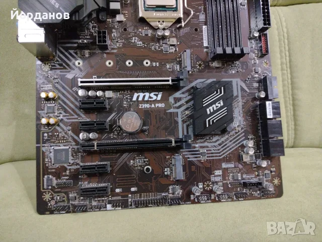MSI Z390-A Pro + Intel Core i5 9600K , снимка 4 - Дънни платки - 55683035