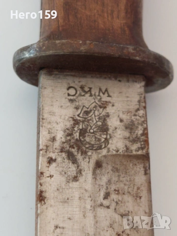 WW2-Окопен немски нож/кинжал,сабя кортик,щик,ятаган., снимка 5 - Антикварни и старинни предмети - 54499338