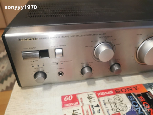ONKYO A-8830 AMPLIFIER-MADE IN JAPAN 1204260813LCHERY1, снимка 2 - Ресийвъри, усилватели, смесителни пултове - 54170225