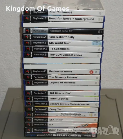 Игри за PS2 NFS Underground/MX World Tour/Paris Dakar/Gran Turismo 4/Shadow Of Rome/F1 05, снимка 18 - Игри за PlayStation - 54097225