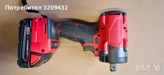 Milwaukee М18 нов (mid torque) среден ударен гайковерт 1/2 2бр., снимка 12 - Винтоверти - 53016502