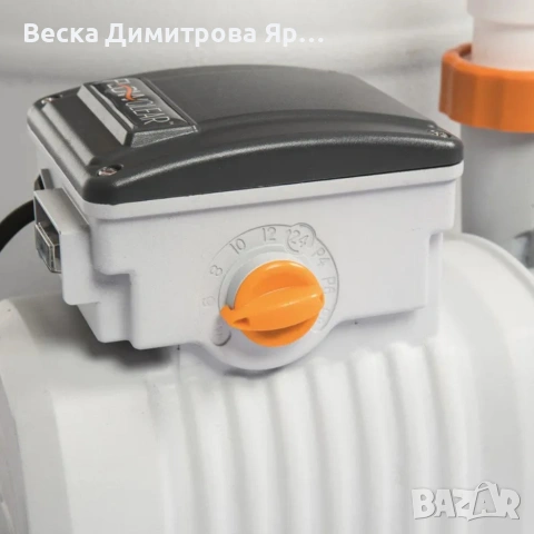 Пясъчна помпа за басейн 500W с таймер и дебит 11 355 л/ч – Кристално чиста вода без усилие, снимка 3 - Басейни и аксесоари - 55034874