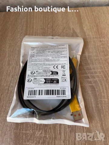5 евро уникален кабел за зареждане със сменящи се портове USB type C и за айфон 🖤, снимка 9 - USB кабели - 55408724