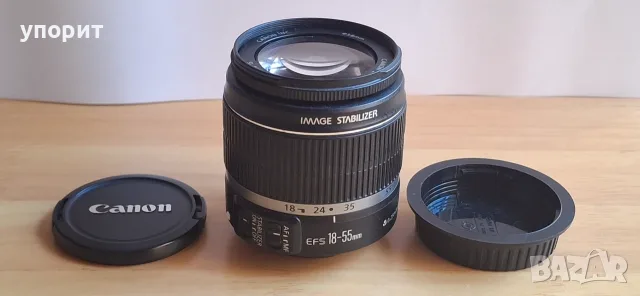 Canon Zoom Lens EF-S 18-55mm 1:3.5-5.6 IS, снимка 3 - Обективи и филтри - 55577394