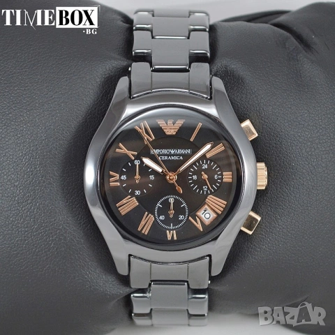 Emporio Armani AR1411 Ceramica Chronograph, снимка 7 - Дамски - 38774743