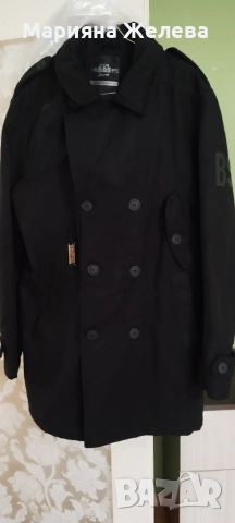 Мъжко елегантно палто,черно., снимка 7 - Якета - 54305525