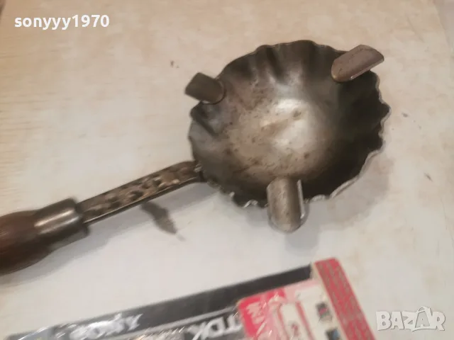 ПЕПЕЛНИК С ДРЪЖКА 36СМ 0908261635L4, снимка 12 - Антикварни и старинни предмети - 55605016