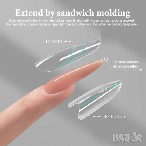 SANDWICH Dual Form , двойни форми тип сандвич - Стилето остри, снимка 2 - Продукти за маникюр - 54069400