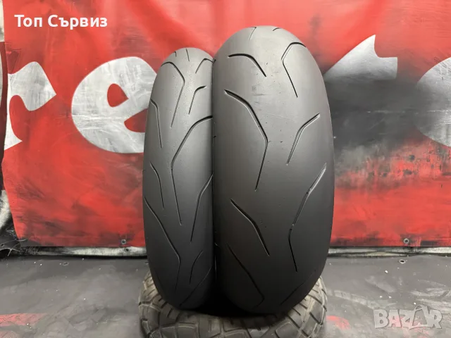 120 70 17 / 200 55 17, Мото гуми, Dunlop SportSmartTT, снимка 2 - Гуми и джанти - 55533569