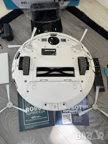 Прахосмукачка Робот ЕziClean Xpert Animal S200 (LiDAR, За косми и козина, Бяла), снимка 4 - Прахосмукачки - 55607141