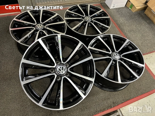 Джанти 18 Цола 5х112 VW Golf 5 6 7 Touaran Caddy , снимка 2 - Гуми и джанти - 54902612